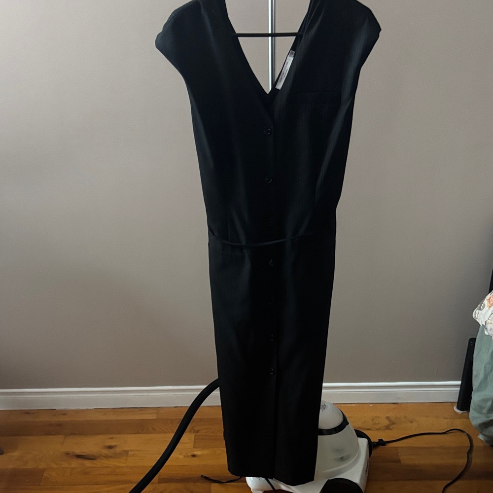 Simons Classic Black Backless Dress